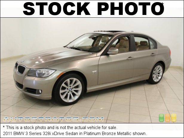 Stock photo for this 2011 BMW 3 Series 328i xDrive Sedan 3.0 Liter DOHC 24-Valve VVT Inline 6 Cylinder 6 Speed Steptronic Automatic Stock photo for this 2011 BMW 3 Series 328i xDrive Sedan 3.0 Liter DOHC 24-Valve VVT Inline 6 Cylinder 6 Speed Steptronic Automatic