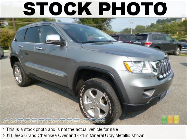 Stock photo for this 2011 Jeep Grand Cherokee Overland 4x4 5.7 Liter HEMI MDS OHV 16-Valve VVT V8 Multi Speed Automatic