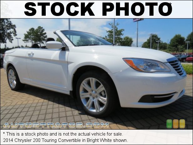 Stock photo for this 2014 Chrysler 200 Touring Convertible 2.4 Liter DOHC 16-Valve Dual VVT 4 Cylinder 6 Speed Automatic