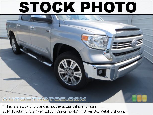 Stock photo for this 2014 Toyota Tundra Crewmax 4x4 5.7 Liter DOHC 32-Valve Dual VVT-i V8 6 Speed Automatic