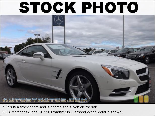 Stock photo for this 2014 Mercedes-Benz SL 550 Roadster 4.6 Liter Twin-Turbocharged DOHC 32-Valve VVT V8 7 Speed Automatic