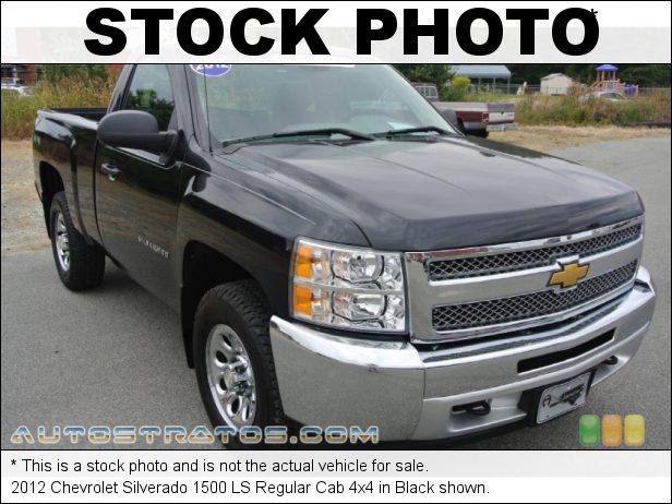 Stock photo for this 2012 Chevrolet Silverado 1500 LS Regular Cab 4x4 4.8 Liter OHV 16-Valve VVT Flex-Fuel V8 4 Speed Automatic