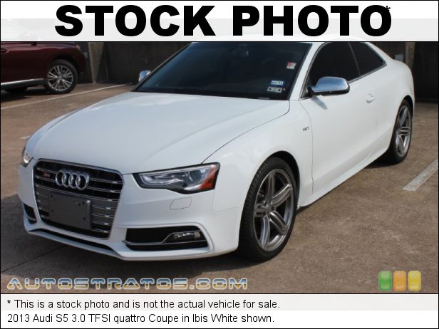 Stock photo for this 2013 Audi S5 3.0 TFSI quattro Coupe 3.0 Liter FSI Supercharged DOHC 24-Valve VVT V6 6 Speed Manual