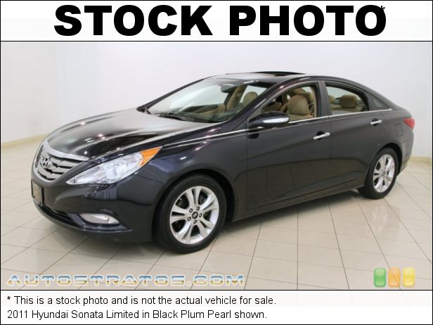 Stock photo for this 2011 Hyundai Sonata Limited 2.4 Liter GDI DOHC 16-Valve CVVT 4 Cylinder 6 Speed Shiftronic Automatic