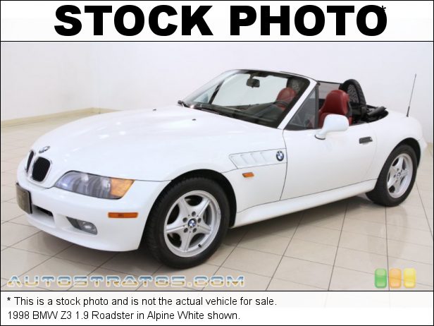 Stock photo for this 1998 BMW Z3 1.9 Roadster 1.9 Liter DOHC 16-Valve 4 Cylinder 4 Speed Automatic