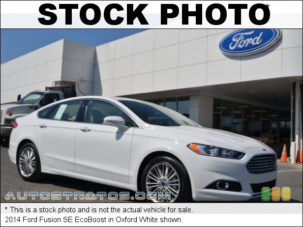 Stock photo for this 2014 Ford Fusion SE EcoBoost 1.5 Liter GTDI EcoBoost Turbocharged DOHC 16-Valve Ti-VCT 4 Cyli 6 Speed SelectShift Automatic