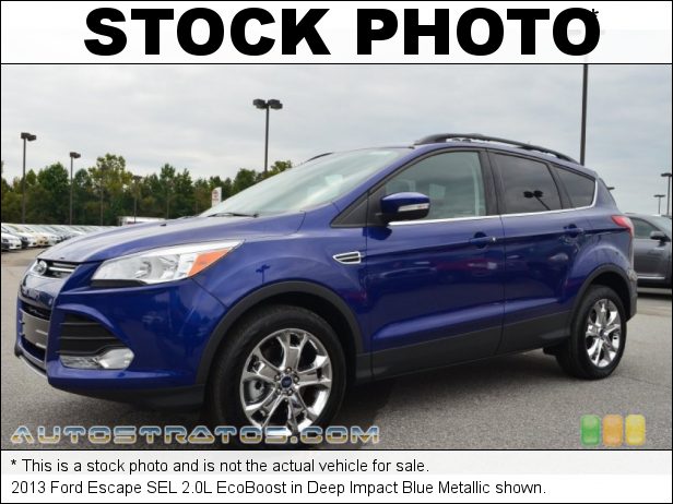 Stock photo for this 2013 Ford Escape SEL 2.0L EcoBoost 2.0 Liter DI Turbocharged DOHC 16-Valve Ti-VCT EcoBoost 4 Cylind 6 Speed SelectShift Automatic