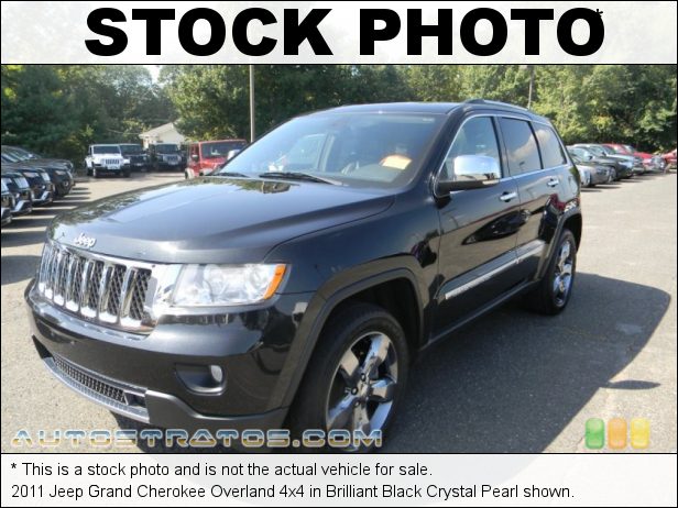 Stock photo for this 2011 Jeep Grand Cherokee Overland 4x4 3.6 Liter DOHC 24-Valve VVT V6 5 Speed Automatic