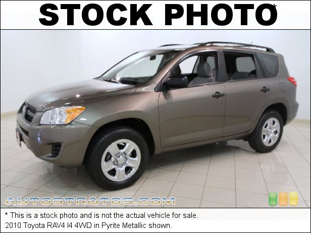 Stock photo for this 2010 Toyota RAV4 I4 4WD 2.5 Liter DOHC 16-Valve Dual VVT-i 4 Cylinder 4 Speed ECT Automatic