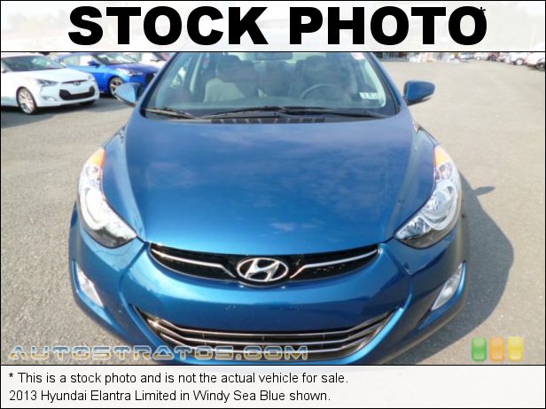 Stock photo for this 2013 Hyundai Elantra Limited 1.8 Liter DOHC 16-Valve D-CVVT 4 Cylinder 6 Speed Shiftronic Automatic