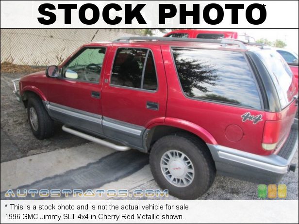 Stock photo for this 1996 GMC Jimmy 4x4 4.3 Liter OHV 12-Valve V6 4 Speed Automatic