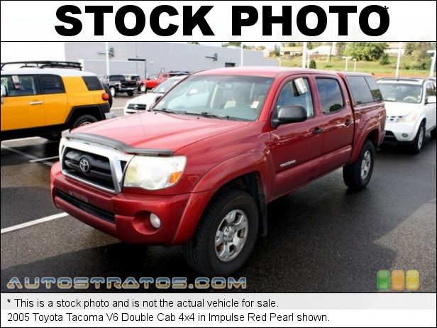 Stock photo for this 2005 Toyota Tacoma V6 Double Cab 4x4 4.0 Liter DOHC 24-Valve V6 6 Speed Manual