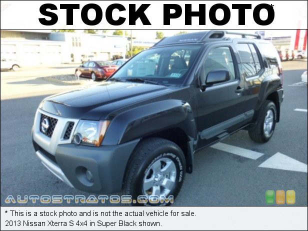 Stock photo for this 2013 Nissan Xterra S 4x4 4.0 Liter DOHC 24-Valve CVTCS V6 5 Speed Automatic