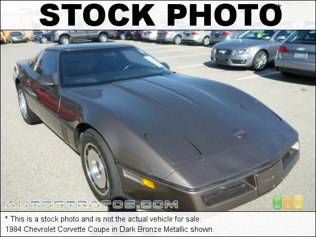 Stock photo for this 1984 Chevrolet Corvette Coupe 5.7 Liter OHV 16-Valve L83 V8 4 Speed Automatic