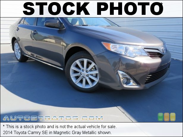 Stock photo for this 2014 Toyota Camry SE 2.5 Liter DOHC 16-Valve Dual VVT-i 4 Cylinder 6 Speed ECT-i Automatic