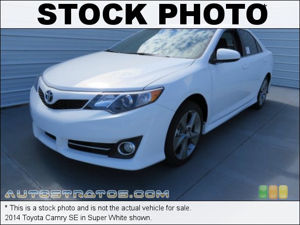 Stock photo for this 2014 Toyota Camry SE 2.5 Liter DOHC 16-Valve Dual VVT-i 4 Cylinder 6 Speed ECT-i Automatic