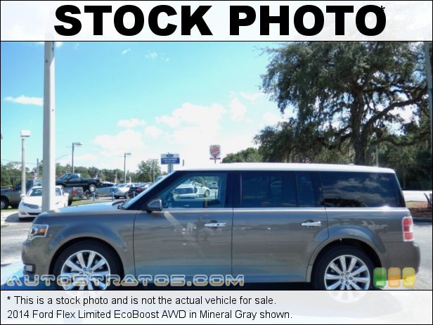 Stock photo for this 2014 Ford Flex Limited AWD 3.5 Liter DI EcoBoost Twin-Turbocharged DOHC 24-Valve Ti-VCT V6 6 Speed SelectShift Automatic