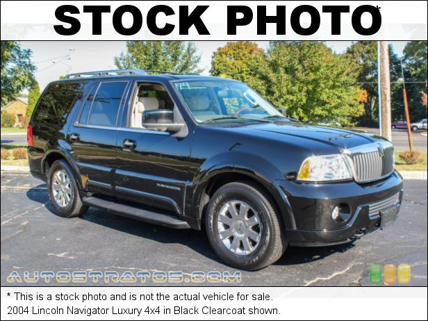 Stock photo for this 2004 Lincoln Navigator Luxury 4x4 5.4 Liter DOHC 32-Valve V8 4 Speed Automatic