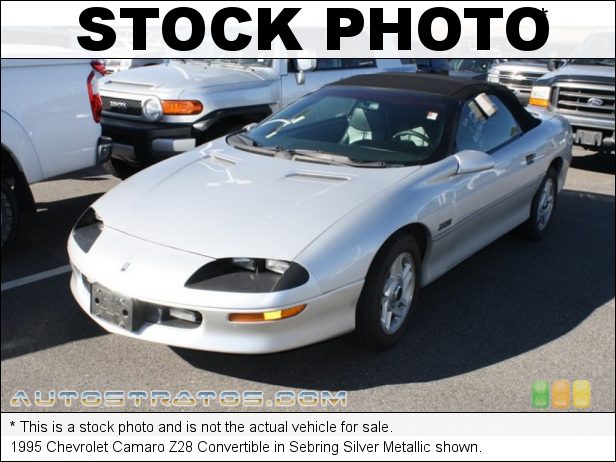 Stock photo for this 1994 Chevrolet Camaro Z28 Convertible 5.7 Liter OHV 16-Valve V8 4 Speed Automatic