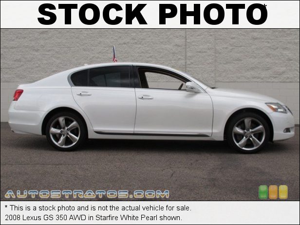 Stock photo for this 2008 Lexus GS 350 AWD 3.5 Liter DOHC 24-Valve VVT-i V6 6 Speed Sequential-Shift Automatic