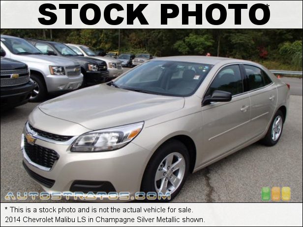 Stock photo for this 2014 Chevrolet Malibu LS 2.5 Liter DI DOHC 16-Valve ECOTEC 4 Cylinder 6 Speed Automatic