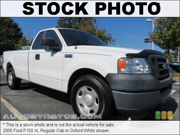 Stock photo for this 2005 Ford F150 XL Regular Cab 4.6 Liter SOHC 16-Valve Triton V8 4 Speed Automatic
