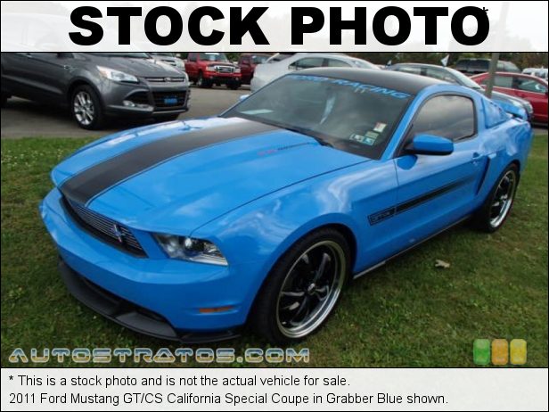 Stock photo for this 2011 Ford Mustang Coupe 5.0 Liter DOHC 32-Valve TiVCT V8 6 Speed Manual