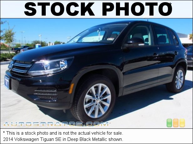 Stock photo for this 2014 Volkswagen Tiguan SE 2.0 Liter TSI Turbocharged DOHC 24-Valve VVT 4 Cylinder 6 Speed Tiptronic Automatic