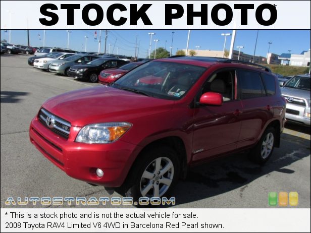 Stock photo for this 2008 Toyota RAV4 Limited V6 4WD 3.5 Liter DOHC 24-Valve VVT V6 5 Speed Automatic