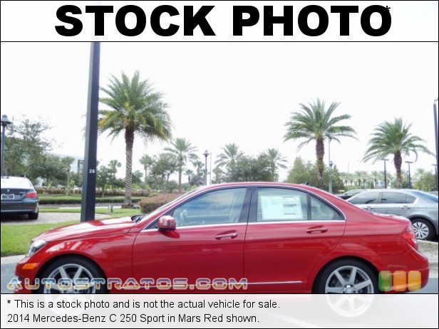 Stock photo for this 2014 Mercedes-Benz C 250 1.8 Liter DI Turbocharged DOHC 16-Valve VVT 4 Cylinder 7 Speed Automatic