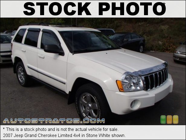 Stock photo for this 2007 Jeep Grand Cherokee Limited 4x4 4.7 Liter SOHC 12V Powertech V8 5 Speed Automatic