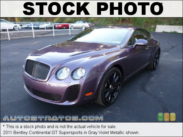 Stock photo for this 2011 Bentley Continental GT Supersports 6.0 Liter Twin-Turbocharged DOHC 48-Valve VVT W12 6 Speed Automatic