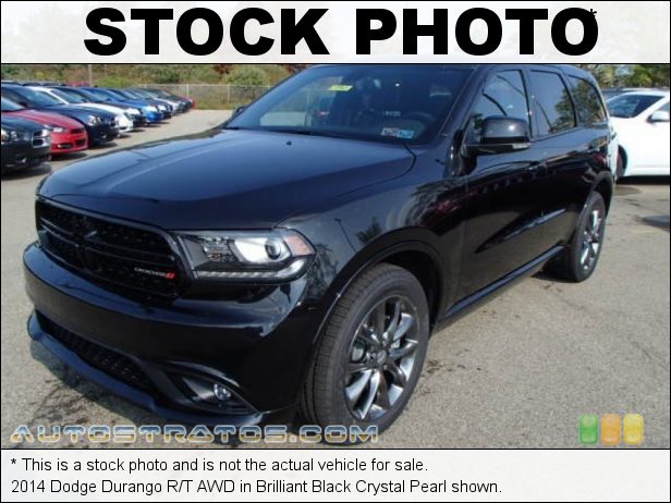 Stock photo for this 2014 Dodge Durango R/T AWD 5.7 Liter HEMI OHV 16-Valve VVT MDS V8 8 Speed Automatic