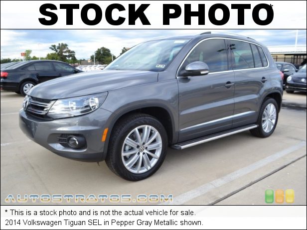 Stock photo for this 2014 Volkswagen Tiguan R-Line 2.0 Liter TSI Turbocharged DOHC 24-Valve VVT 4 Cylinder 6 Speed Tiptronic Automatic