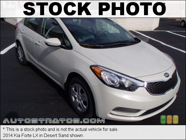 Stock photo for this 2015 Kia Forte LX 1.8 Liter DOHC 16-Valve CVVT 4 Cylinder 6 Speed Sportmatic Automatic