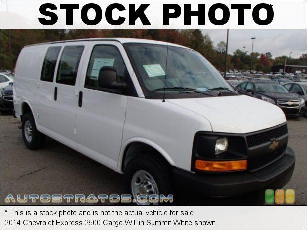 Stock photo for this 2014 Chevrolet Express 2500 Cargo WT 4.8 Liter OHV 16-Valve Vortec V8 6 Speed Automatic