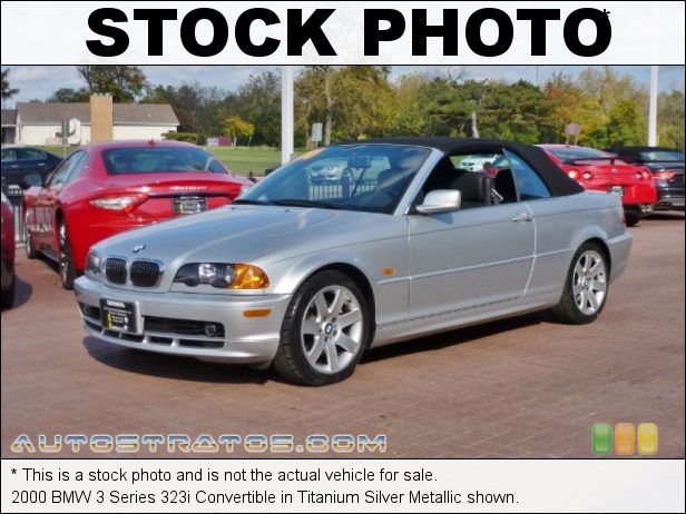 Stock photo for this 2000 BMW 3 Series 323i Convertible 2.5L DOHC 24V Inline 6 Cylinder 5 Speed Manual