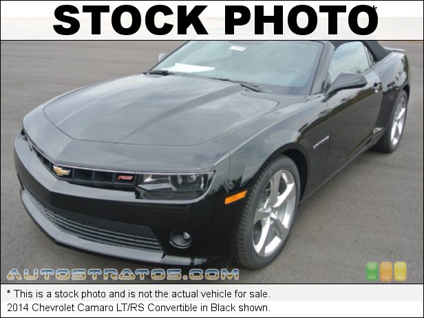 Stock photo for this 2014 Chevrolet Camaro LT/RS Convertible 3.6 Liter DI DOHC 24-Valve VVT V6 6 Speed Manual