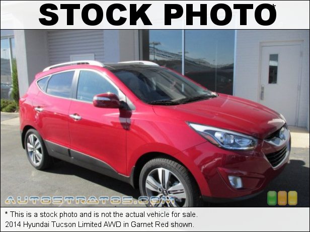 Stock photo for this 2014 Hyundai Tucson Limited AWD 2.4 Liter GDI DOHC 16-Valve CVVT 4 Cylinder 6 Speed Shiftronic Automatic