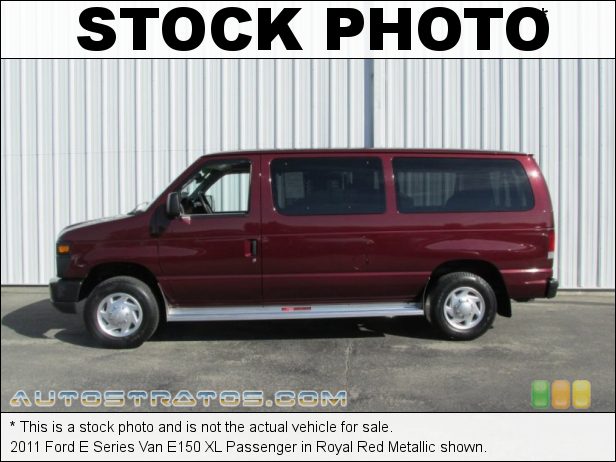 Stock photo for this 2011 Ford E Series Van E150 XLT Passenger 5.4 Liter SOHC 16-Valve Triton V8 4 Speed Automatic