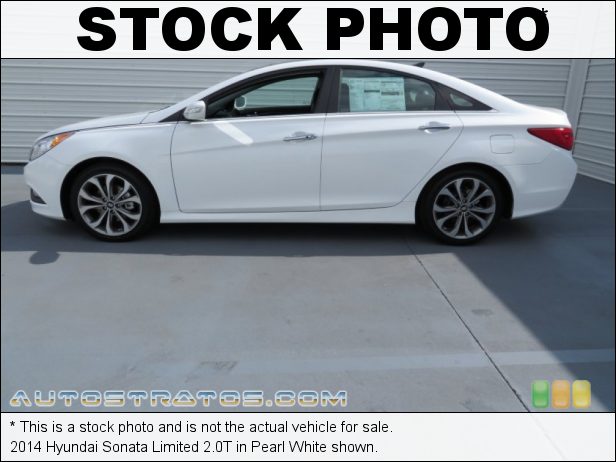 Stock photo for this 2014 Hyundai Sonata Limited 2.0T 2.0 Liter GDI Turbocharged DOHC 16-Valve Dual-CVVT 4 Cylinder 6 Speed SHIFTRONIC Automatic