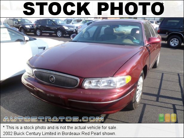 Stock photo for this 2002 Buick Century Limited 3.1 Liter OHV 12-Valve V6 4 Speed Automatic