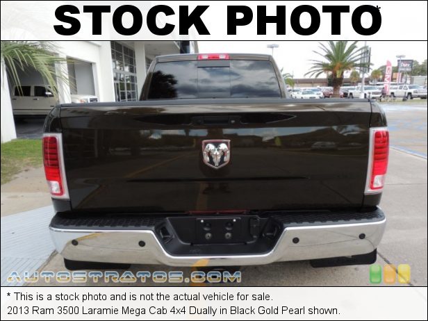 Stock photo for this 2013 Ram 3500 Laramie Mega Cab 4x4 Dually 6.7 Liter OHV 24-Valve Cummins VGT Turbo-Diesel Inline 6 Cylinde 6 Speed Automatic