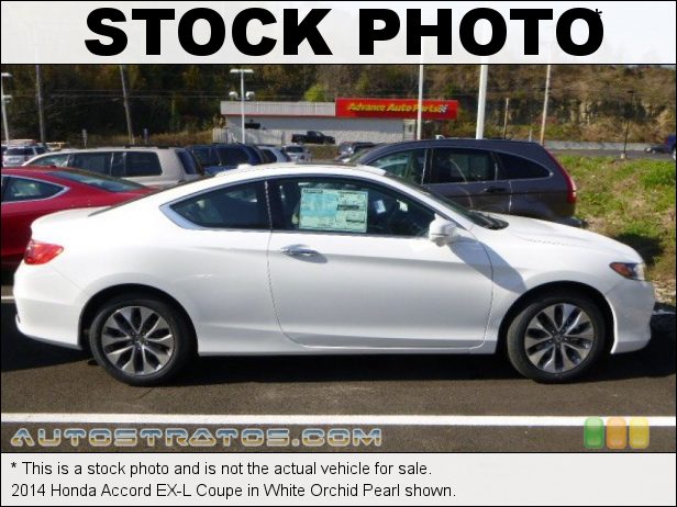 Stock photo for this 2014 Honda Accord EX-L Coupe 2.4 Liter Earth Dreams DI DOHC 16-Valve i-VTEC 4 Cylinder CVT Automatic