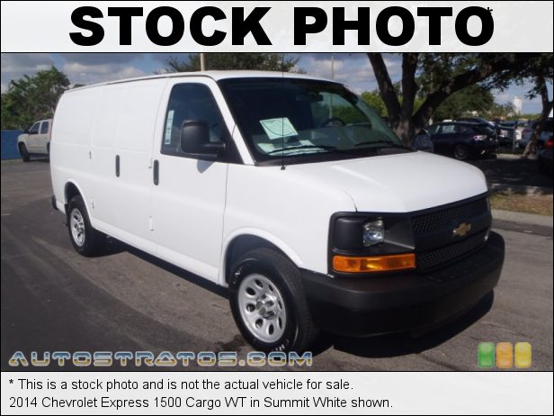 Stock photo for this 2014 Chevrolet Express 1500 Cargo WT 4.3 Liter OHV 12-Valve Vortec V6 4 Speed Automatic