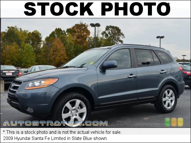 Stock photo for this 2009 Hyundai Santa Fe Limited 3.3 Liter DOHC 24-Valve V6 5 Speed Shiftronic Automatic