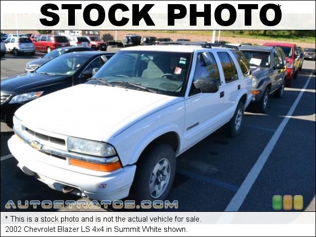 Stock photo for this 2002 Chevrolet Blazer LS 4x4 4.3 Liter OHV 12-Valve V6 4 Speed Automatic