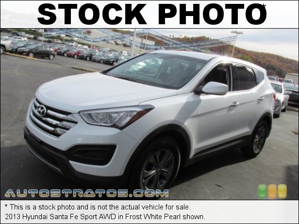 Stock photo for this 2013 Hyundai Santa Fe Sport AWD 2.4 Liter GDi DOHC 16-Valve D-CVVT 4 Cylinder 6 Speed Shiftronic Automatic