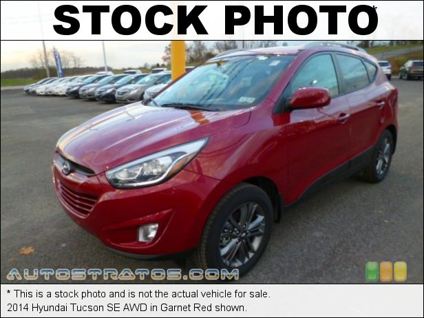 Stock photo for this 2014 Hyundai Tucson SE AWD 2.4 Liter GDI DOHC 16-Valve CVVT 4 Cylinder 6 Speed Shiftronic Automatic