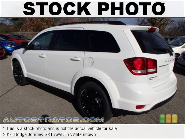 Stock photo for this 2014 Dodge Journey SXT AWD 3.6 Liter DOHC 24-Valve VVT V6 6 Speed AutoStick Automatic